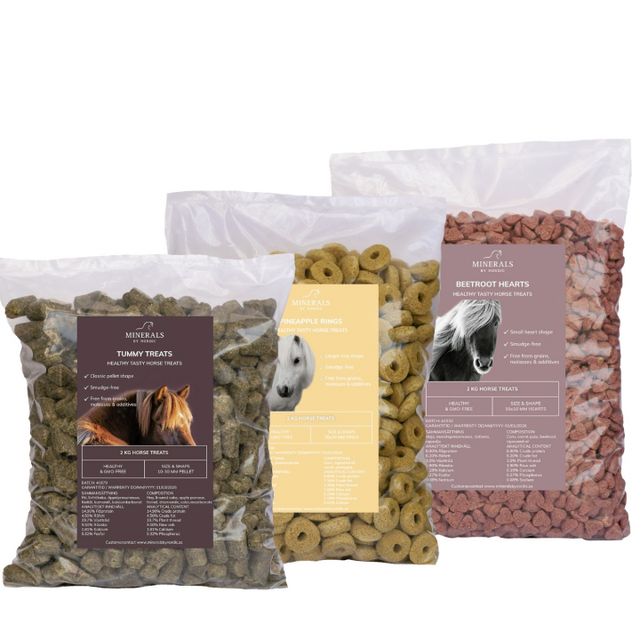 Horse treats Refill 4 Pack Mix in the group HORSE / Horse treats / Horse treats at Minerals by Nordic (4MIX-TREATS)