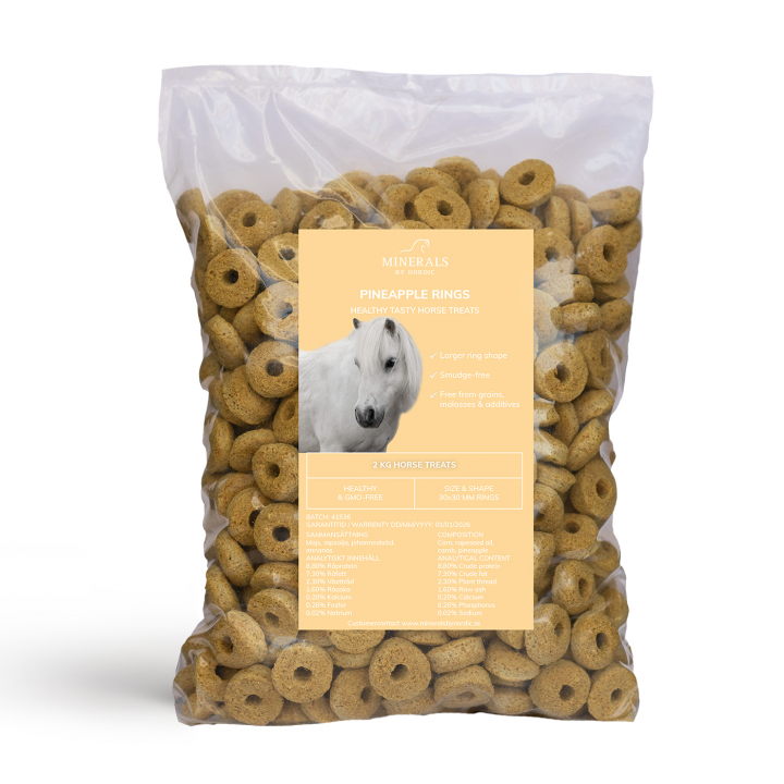 Pineapple Rings - Horse treat 2 kg Refill in the group HORSE / Horse treats / Horse treats at Minerals by Nordic (PIN-020)