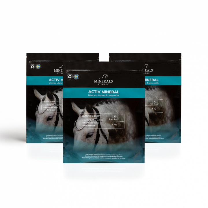 Activ Mineral 4 kg 3 pack in the group HORSE / Feedsupplements / Minerals at Minerals by Nordic (3xMIX-040)