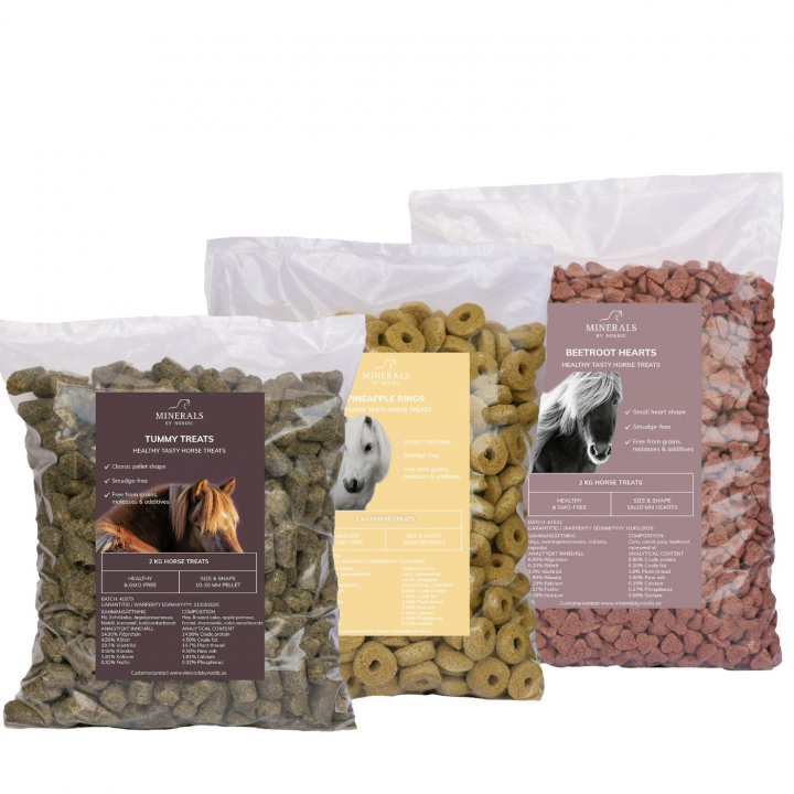 Horse treats Refill - 3 pack in the group HORSE / Horse treats / Horse treats at Minerals by Nordic (4MIX-TREATS)