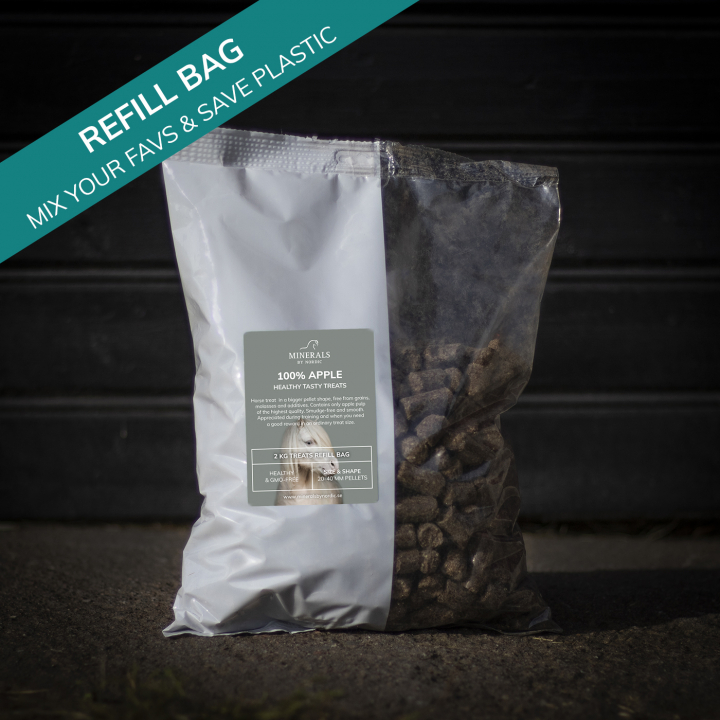 100% Apple - Horse treat 2 kg Refill in the group HORSE / Horse treats / Horse treats at Minerals by Nordic (APP-020)
