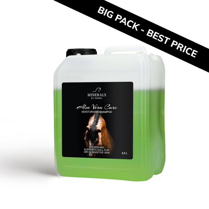 Aloe Vera Care Shampoo 2.5 L in the group HORSE / Horse care / Coat & Hoofcare at Minerals by Nordic (AVSH-2500)
