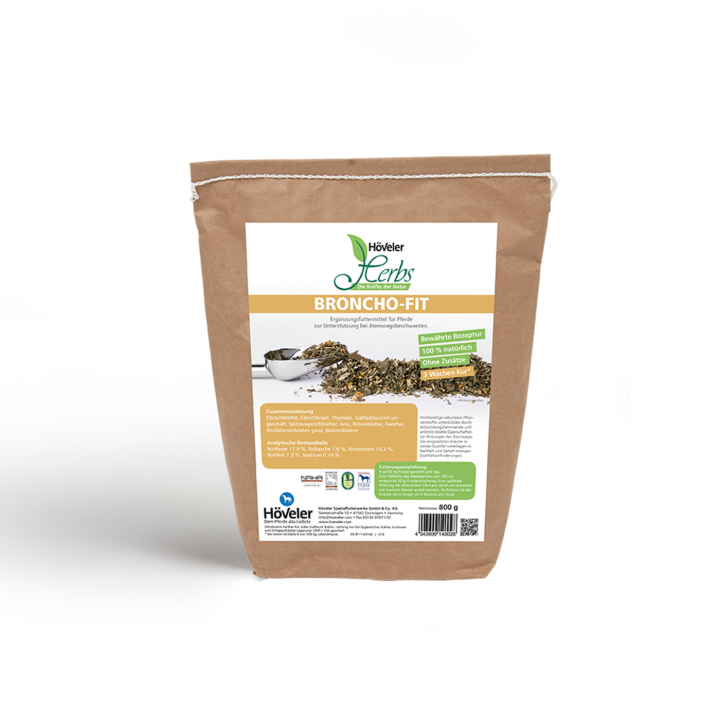 Höveler Herbs Broncho-Fit in the group HORSE / Feedsupplements / Herbs at Minerals by Nordic (BRONCHO-FIT)