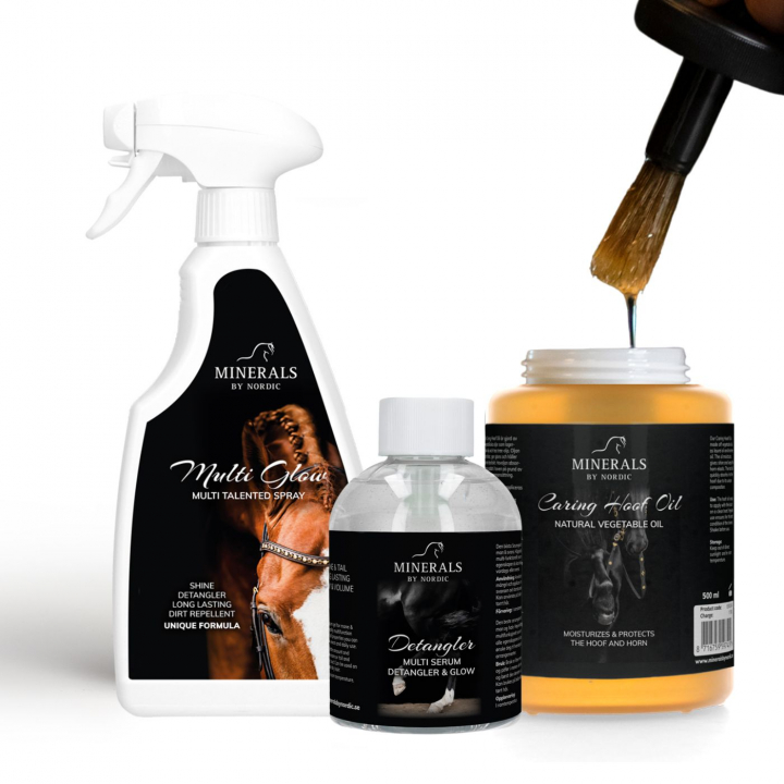 Super Care Kit in the group HORSE / Horse care / Coat & Hoofcare at Minerals by Nordic (CARE-BLACK)