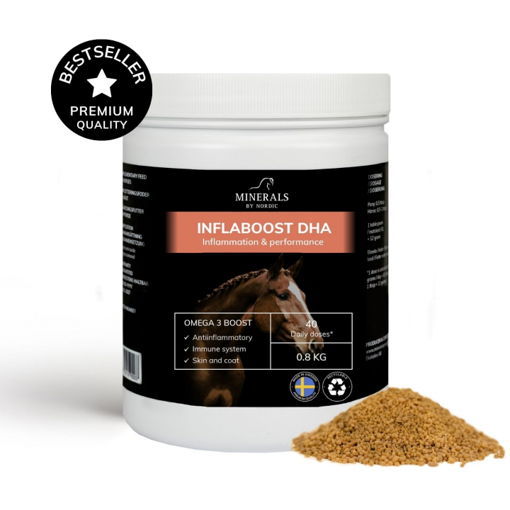 Inflaboost DHA 0.8 kg in the group HORSE / Feedsupplements / Inflammation & Performance at Minerals by Nordic (INF-008)
