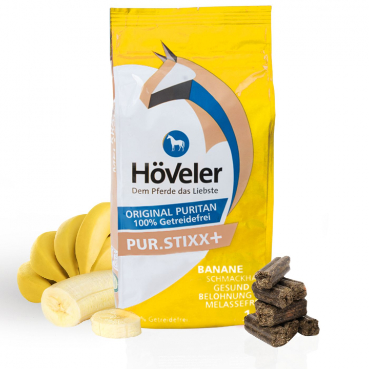 Banana Horsetreat Pur.Stixx 1 kg in the group HORSE / Horse treats / Horse treats at Minerals by Nordic (STI-003)