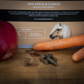 Mini Apple & Carrot Horsetreat size