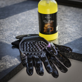 Grooming gloves HandsOn Black